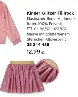 Tchibo Eduscho Kinder-Glitzer-Tüllrock Angebot