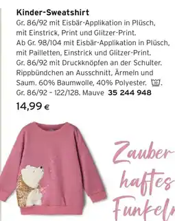 Tchibo Eduscho Kinder-Sweatshirt Angebot