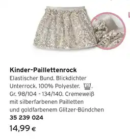 Tchibo Eduscho Kinder-Paillettenrock Angebot