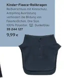 Tchibo Eduscho Kinder-Fleece-Rollkragen Angebot