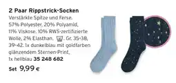Tchibo Eduscho 2 Paar Rippstrick-Socken Angebot