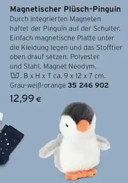 Tchibo Eduscho Magnetischer Plüsch-Pinguin Angebot