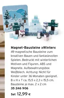 Tchibo Eduscho Magnet-Bausteine »Winter« Angebot