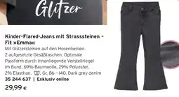 Tchibo Eduscho Kinder-Flared-Jeans mit Strasssteinen - Fit »Emma« Angebot