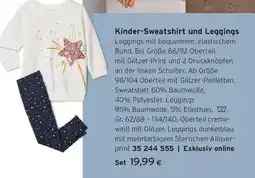 Tchibo Eduscho Kinder-Sweatshirt und Leggings Angebot