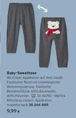 Tchibo Eduscho Baby-Sweathose Angebot