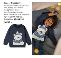 Tchibo Eduscho Kinder-Sweatshirt Angebot