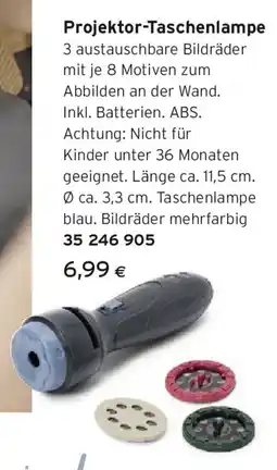 Tchibo Eduscho Projektor-Taschenlampe Angebot