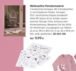 Tchibo Eduscho Weihnachts-Fenstermalerei Angebot