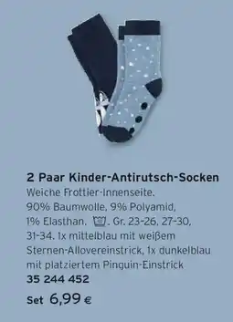 Tchibo Eduscho 2 Paar Kinder-Antirutsch-Socken Angebot
