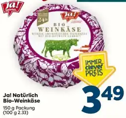 Billa Ja! Natürlich Bio-Weinkäse Angebot