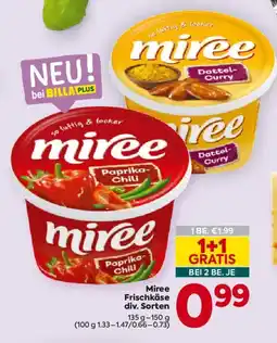 Billa Miree Frischkäse Angebot