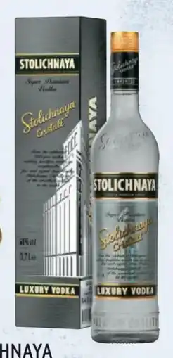 Metro Stolichnaya Vodka Cristal Angebot