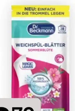 Bipa Dr. Beckmann Weichspülblätter Angebot