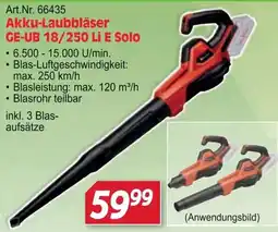 Zgonc Akku-Laubbläser GE-UB 18/250 Li E Solo Angebot