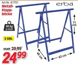 Zgonc Metall-Klappböcke erba Angebot