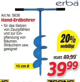 Zgonc Hand-Erdbohrer Angebot