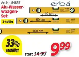 Zgonc erba Alu-Wasserwaagen Set Angebot