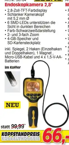 Zgonc Endoskopkamera 2,8" Angebot