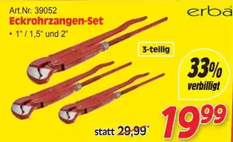 Erba Eckrohrzangen-Set