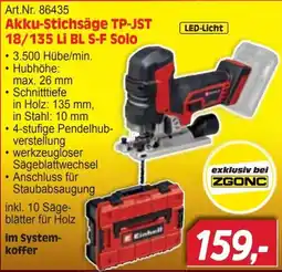 Zgonc Akku-Stichsäge TP-JST 18/135 Li BL S-F Solo Angebot