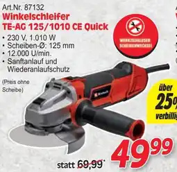 Zgonc Winkelschleifer TE-AG 125/1010 CE Quick Angebot