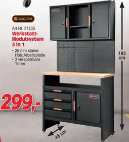 Zgonc TACTIX Werkstatt-Modulsystem 3 in 1 Angebot