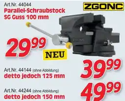 Zgonc Parallel-Schraubstock SG Guss Angebot
