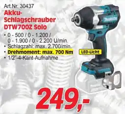 Zgonc Akku-Schlagschrauber DTW700Z Solo Angebot