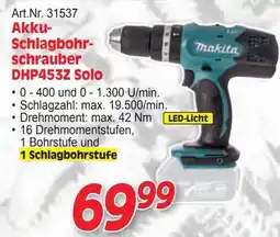 Zgonc Makita Akku-Schlagbohrschrauber DHP453Z Solo Angebot