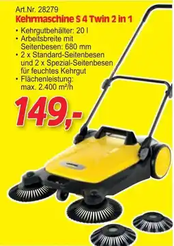 Zgonc Kehrmaschine S 4 Twin 2 in 1 Angebot