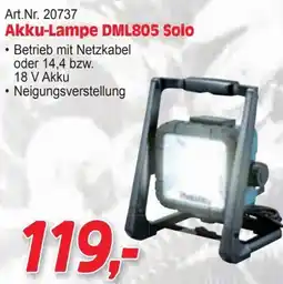 Zgonc Akku-Lampe DML805 Solo Angebot