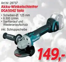 Zgonc Akku-Winkelschleifer DGA504Z Solo Angebot