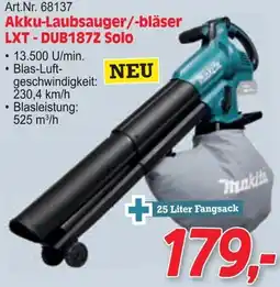 Zgonc Akku-Laubsauger/-bläser LXT - DUB187Z Solo Angebot