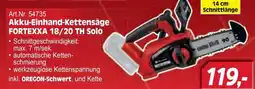 Zgonc Einhell Akku-Einhand-Kettensäge FORTEXXA 18/20 TH Solo Angebot