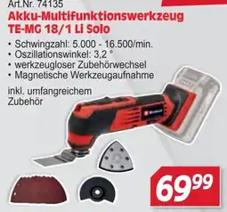 Zgonc Akku-Multifunktionswerkzeug TE-MG 18/1 Li Solo Angebot