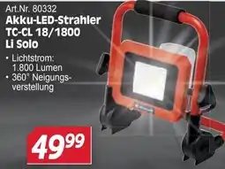 Zgonc Akku-LED-Strahler TC-CL 18/1800 Li Solo Angebot