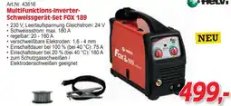 Zgonc Multifunktions-Inverter-Schweissgerät-Set FOX 189 Angebot
