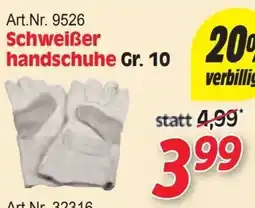 Zgonc Schweißer handschuhe Angebot