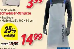 Zgonc Schweißer-Schürze Angebot