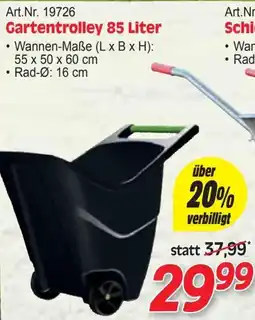 Zgonc Gartentrolley 85 Liter Angebot
