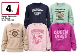 Woolworth Kinder Sweatshirt mit Druck Angebot