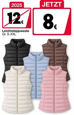 Woolworth Leichtsteppweste Angebot
