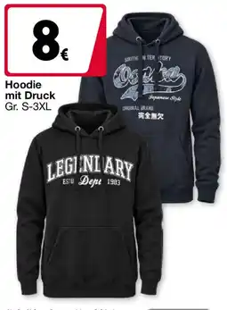 Woolworth Hoodie mit Druck Angebot