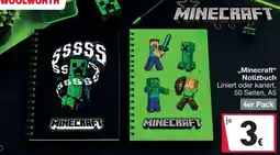 Woolworth Minecraft Notizbuch Angebot
