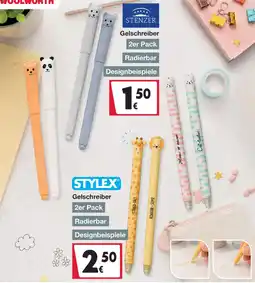 Woolworth STENZER Gelschreiber Angebot