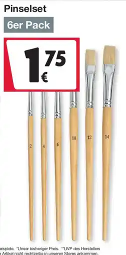 Woolworth Pinselset Angebot