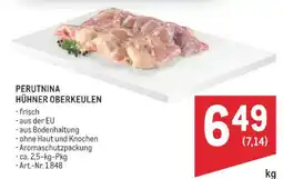 Metro Perutnina Hühner Oberkeulen Angebot