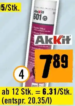 Hornbach Akkit Sanitär-Silikon 601 Angebot