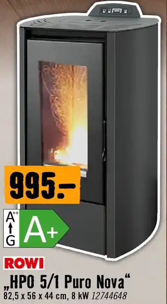 ROWI Pelletöfen HPO 5/1 Puro Nova